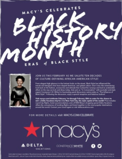 Macy's Black History