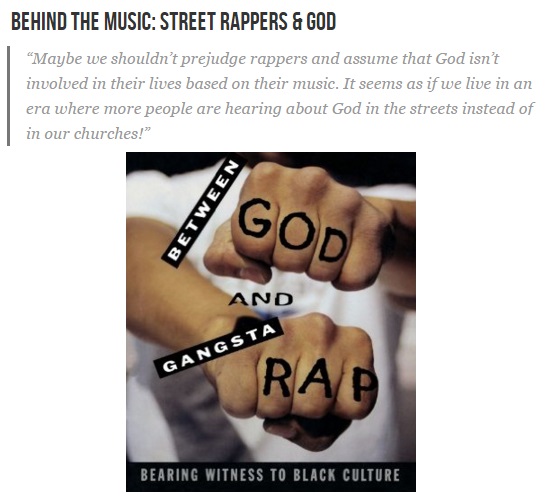 rappers and God