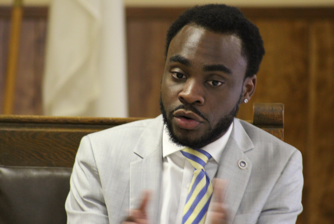 At age 24, Brandon Dean is vying to become Brighton’s youngest mayor and second youngest in the state. (Ariel Worthy, The Birmingham Times)