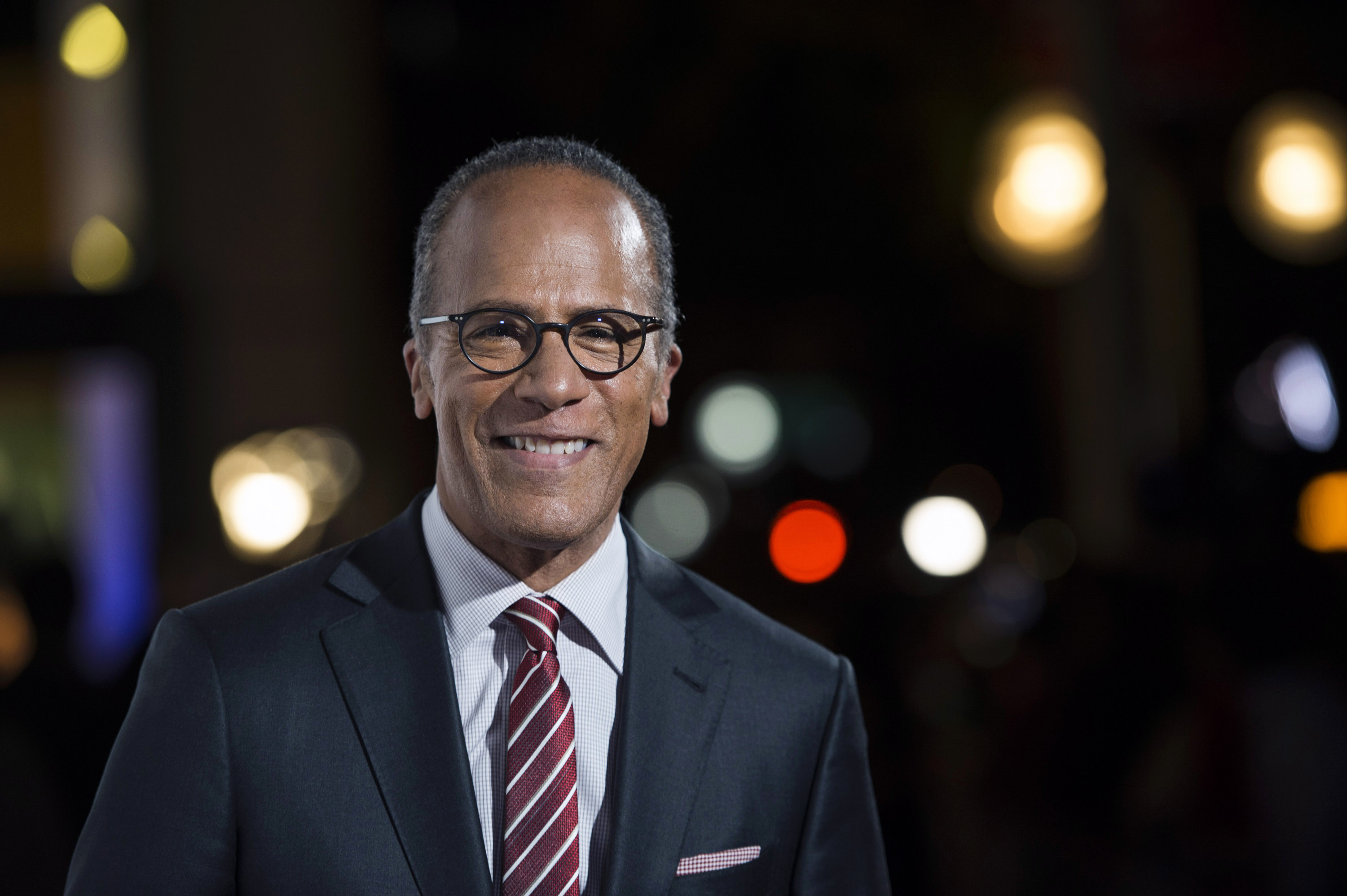 In this Oct. 28, 2015, file photo, NBC Nightly News anchor Lester Holt arrives at the 9th Annual California Hall of Fame induction ceremonies at the California Museum, in Sacramento, Calif.  Holt will moderate the first scheduled presidential debate on Sept. 26, 2016 with  ABC’s Martha Raddatz, CNN’s Anderson Cooper and Fox News Channel’s Chris Wallace lined up for others. (Jose Luis Villegas/The Sacramento Bee via AP, Pool, File)