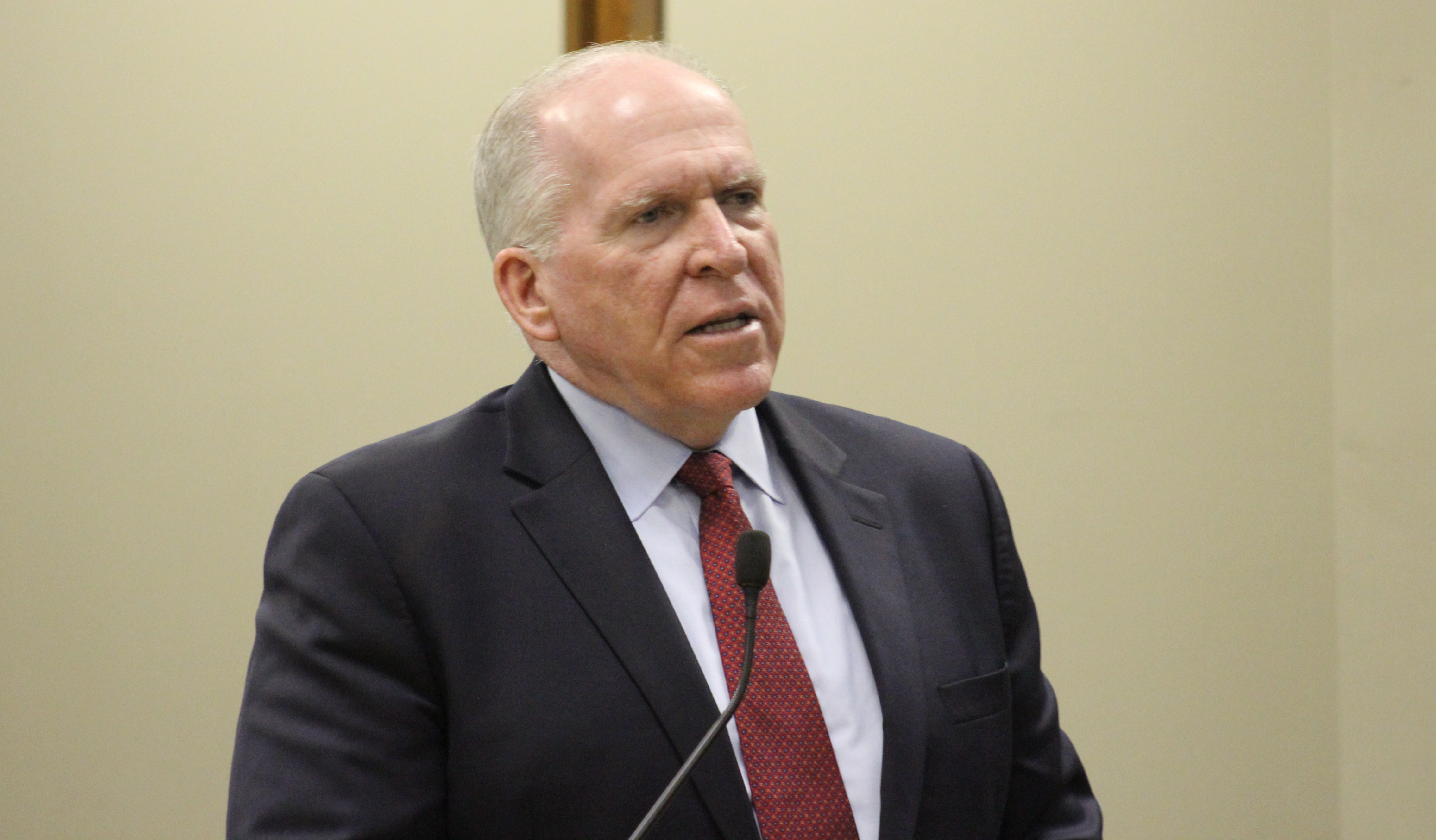 CIA director John Brennan answered questions from students of various Birmingham city high schools about the CIA. (Ariel Worthy, The Birmingham Times)