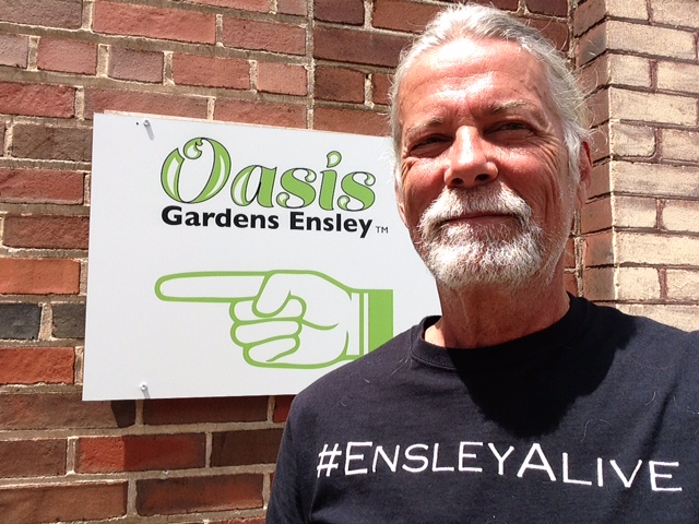 Hank Layman started Oasis Gardens Ensley in November, 2015 as a way to make fresh vegetables available for residents. (Je’Don Holloway Talley, special to The Times)