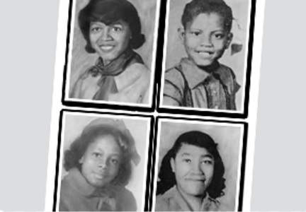 (Clockwise from top left) Addie Mae Collins, Cynthia Wesley, Carole Robertson and Carol Denise McNair were killed in the Sixteenth Street Baptist Church bombing. (Wikimedia Commons) 