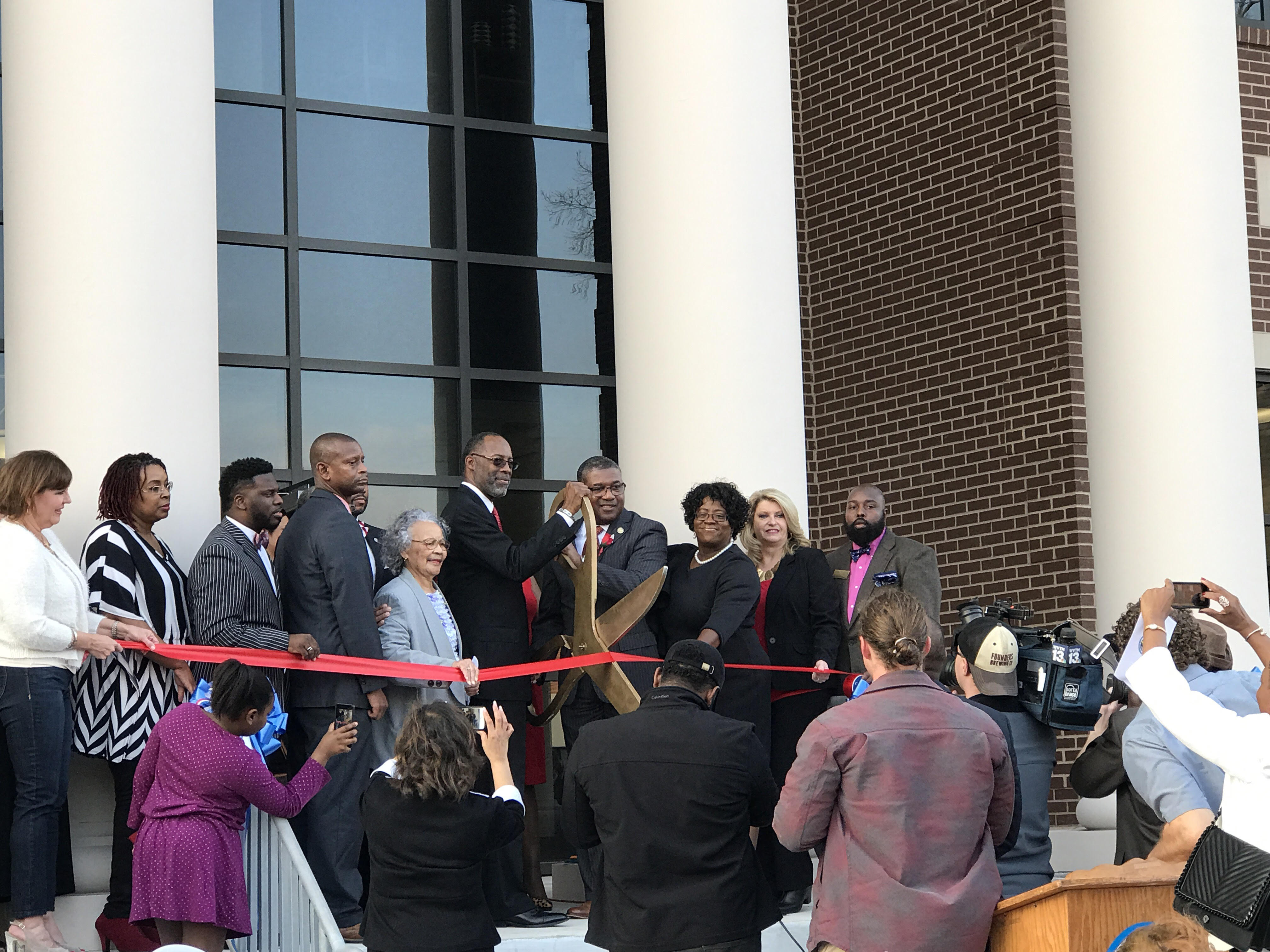 Hundreds of guess were on hand for a ribbon cutting ceremony for the new Bessemer city hall building. (Provided photo)