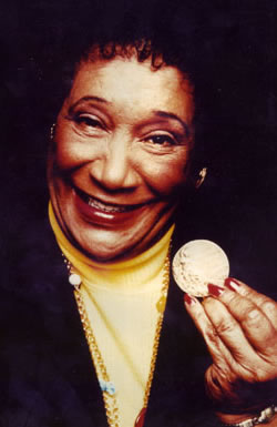 Alice Coachman set an Olympic record at the 1948 London Olympics. 