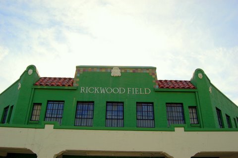 Rickwood Field is the country's oldest ballpark and one of only two original Negro League home fields left standing. (Wikimedia Commons)
