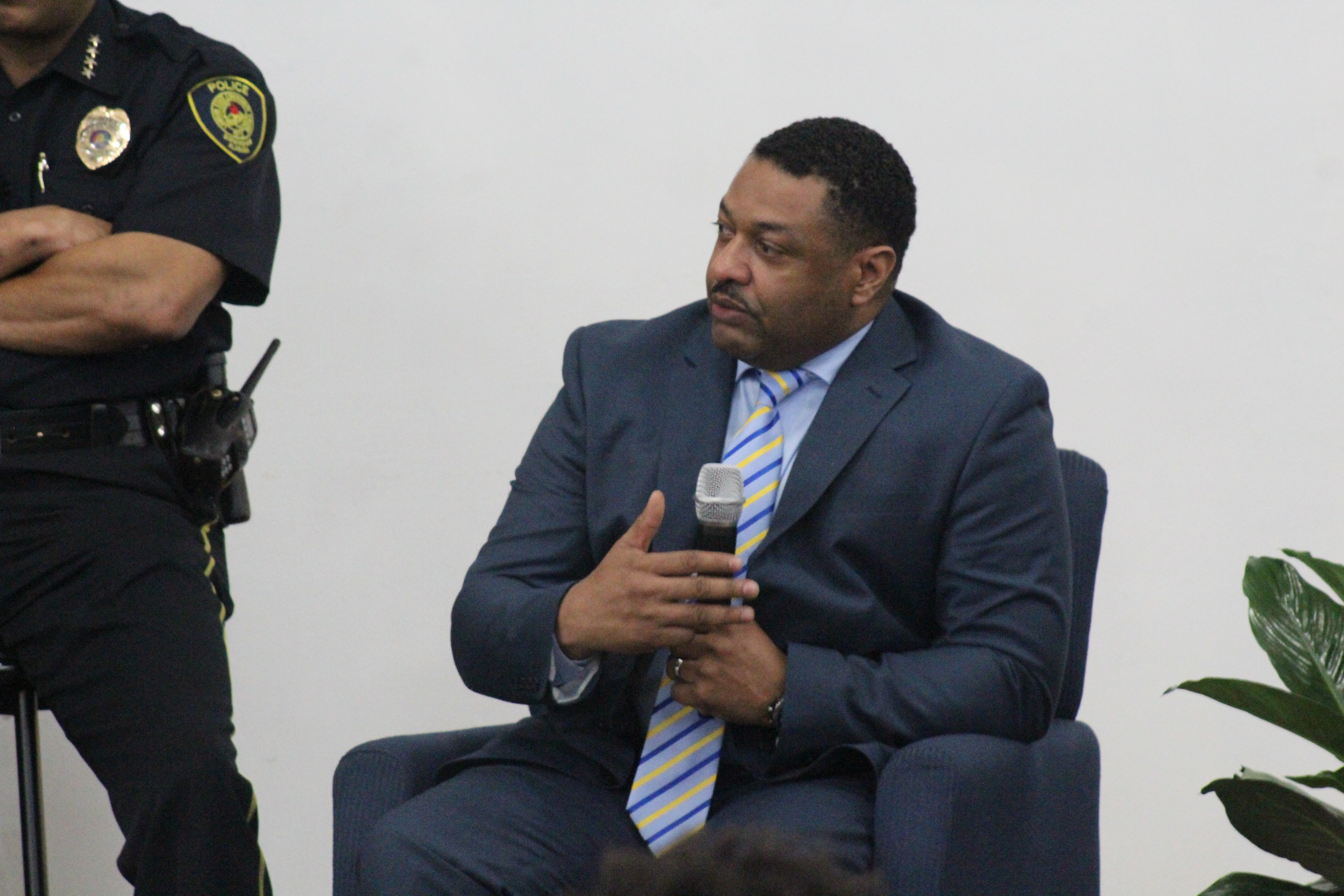 Area’s top law enforcement officials address killings of black males