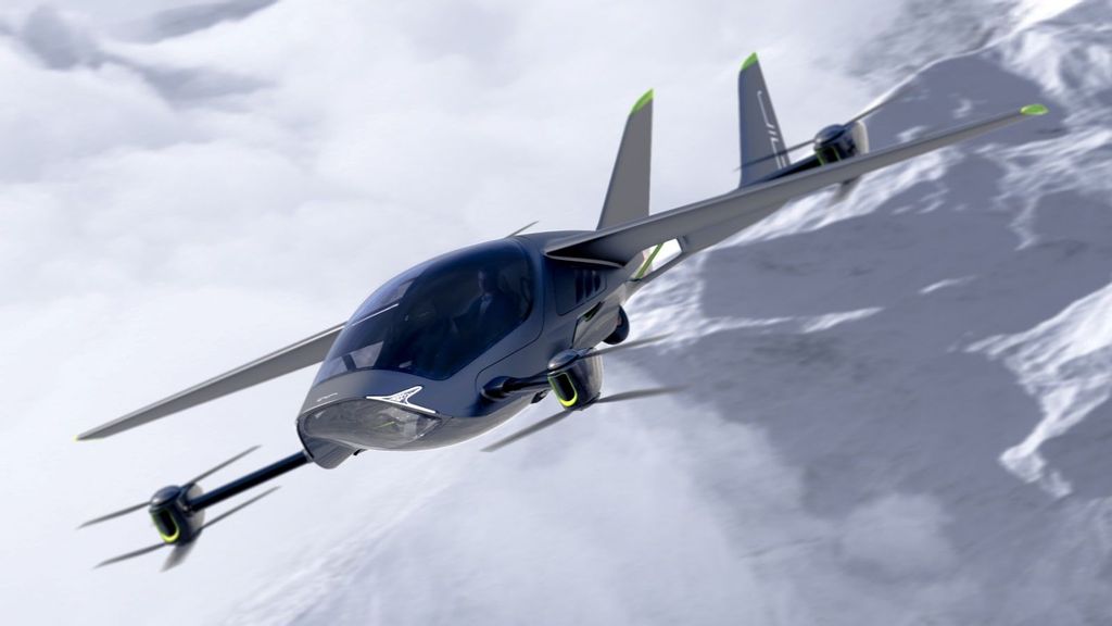 A simulation of AIR ONE in flight. (Courtesy of AIR)