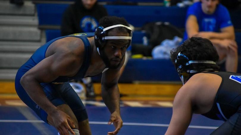 Jamar Williams (left) has transitioned from being a troubled inner city youth who was often removed from school for fighting to a youth mentor, 4.0 student and champion wrestler at Alderson Broaddus University in Philippi, West Virginia.(Courtesy Sam Gardner)