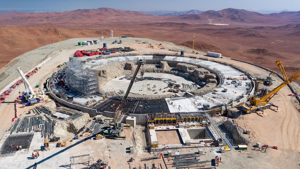 Construction work has resumed on the the world's largest telescope, the European Southern Observatory's Extremely Large Telescope (ELT) in Antofagasta, Chile. (G. Hudepohl-atacamaphoto.com-ESO/Zenger)