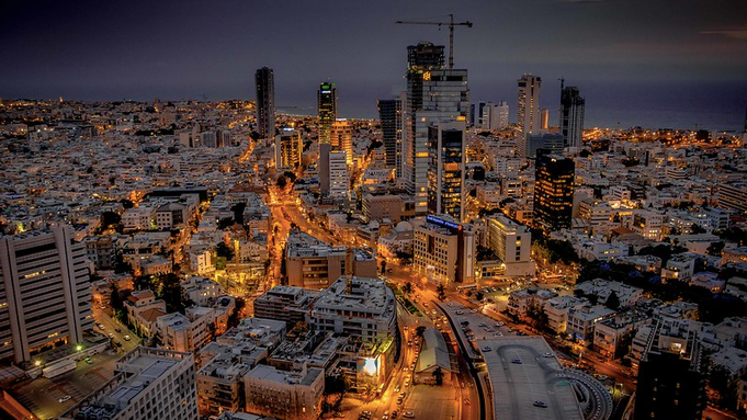 Tel Aviv, Israel, is pioneering eco-efficient ways to cool cities, including solar energy. (Eli Goren/Flickr)