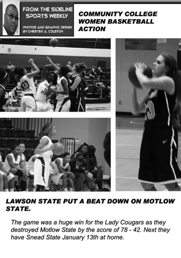 FROM THE SIDELINE LAWSONWOMEN MOLTOW STATE