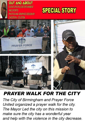 out and about prayer walk