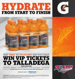 Talladega GATORADE AD