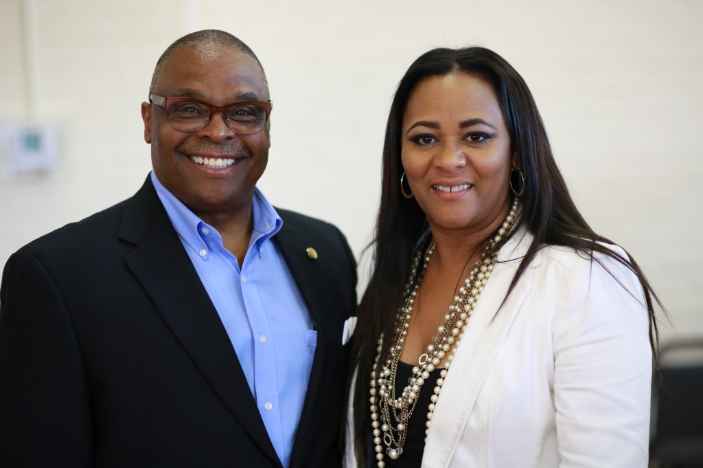 Kerri Pruitt and Allstate Agency Owner John Saddler (2)