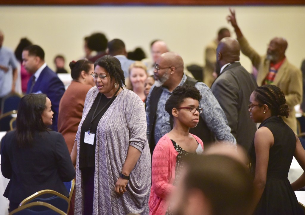 The opening session for the 2016 Cities United and March for Hope Tuesday May 3, 2016 in Birmingham, Alabama.  (The Birmingham Times / Frank Couch)