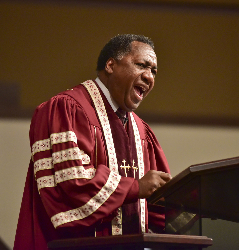 Dr. Michael W. Wesley, Sr. serves as pastor of  the Greater Shiloh Missionary Baptist Church located on Jefferson Avenue in Birmingham, Alabama. Dr. Wesley leads two services on Sunday mornings and is preparing to host the 110th Annual National Baptist Congress. Photo by Frank Couch