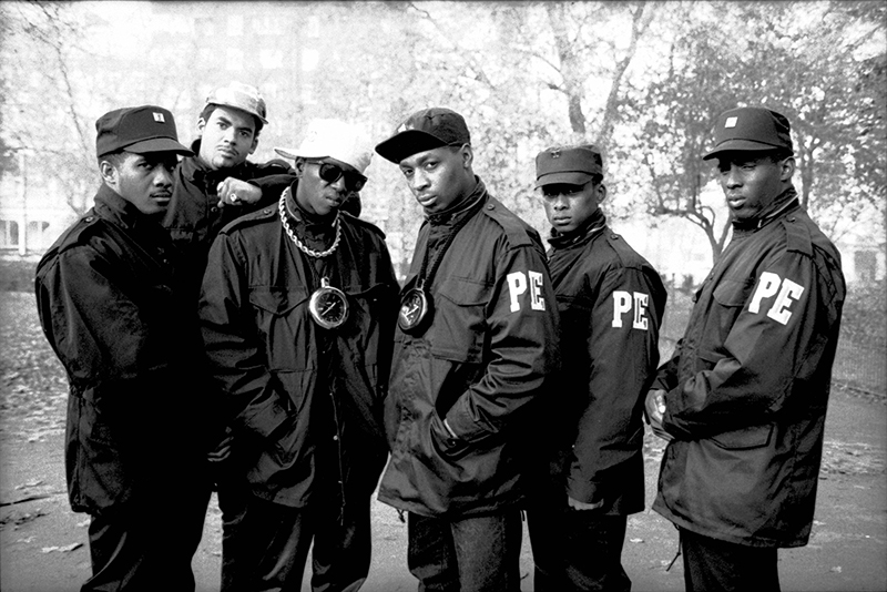 Click the image above to hear some of the greatest hits from, Public Enemy  (Photo by David Corio/Redferns)
