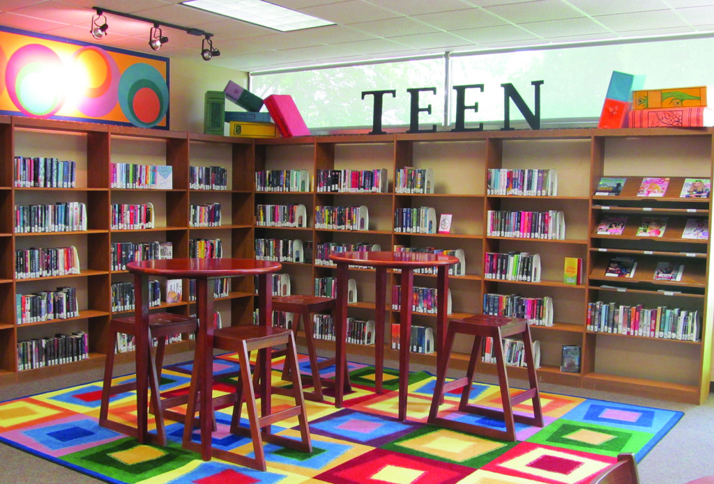 The library branch is a welcoming place for students after school. (Kathryn Sesser-Dorné photos, special to The Times)
