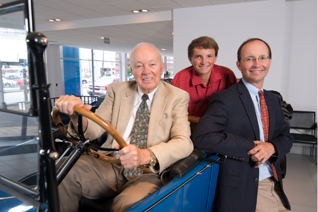 From left: Leon Edwards, Lee Edwards III and Lee Edwards. (Bob Farley, provided photo)