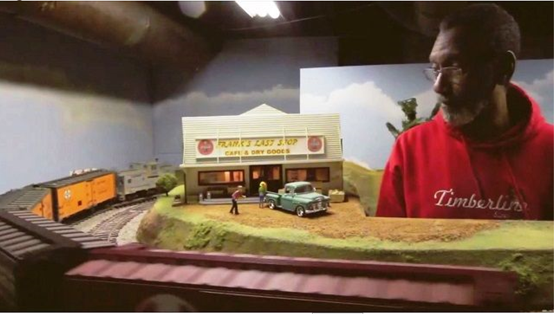 Roy Wood has spent the past several years perfecting a model train miniature world in his home.