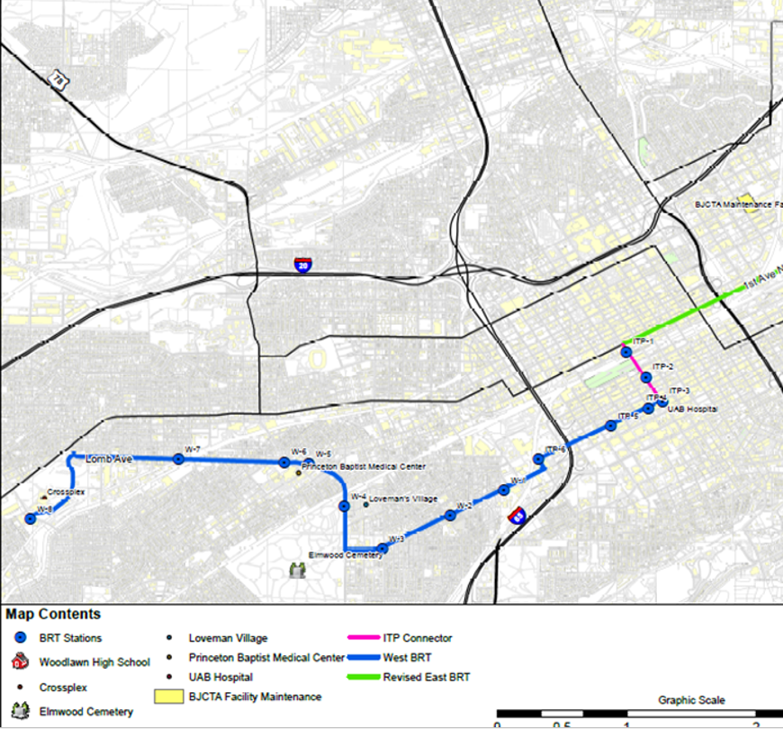  A map of the new route for the BRT. It is expected to be up and running by the 2021 World Games. 