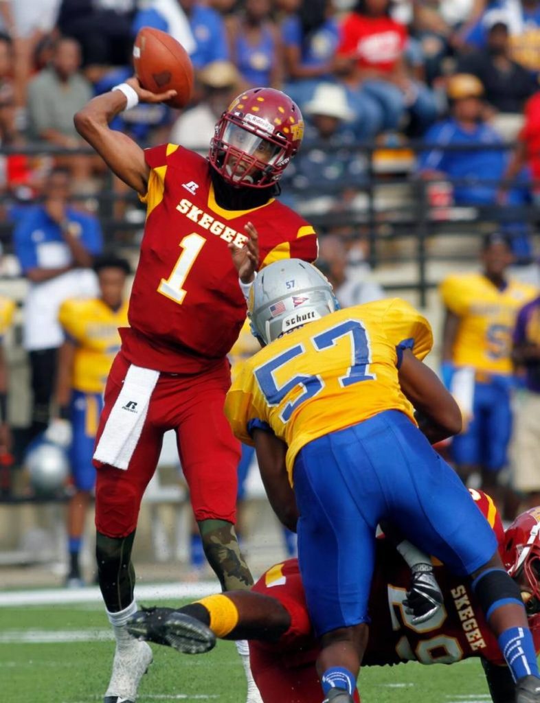 Tuskegee's Kevin Lacey was chosen as the Southern Intercollegiate Athletic Conference Offensive Player of the Year. (Provided photo)