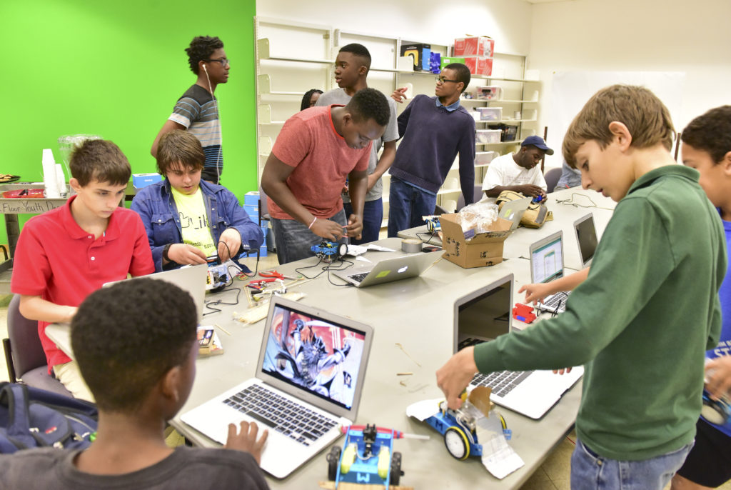 Teens Engineer Birmingham, an after school program held their first Robotics Marathon Weekend at the Birmingham Public Library that culminated with a  robotics competition (Frank Couch, special to The Times)