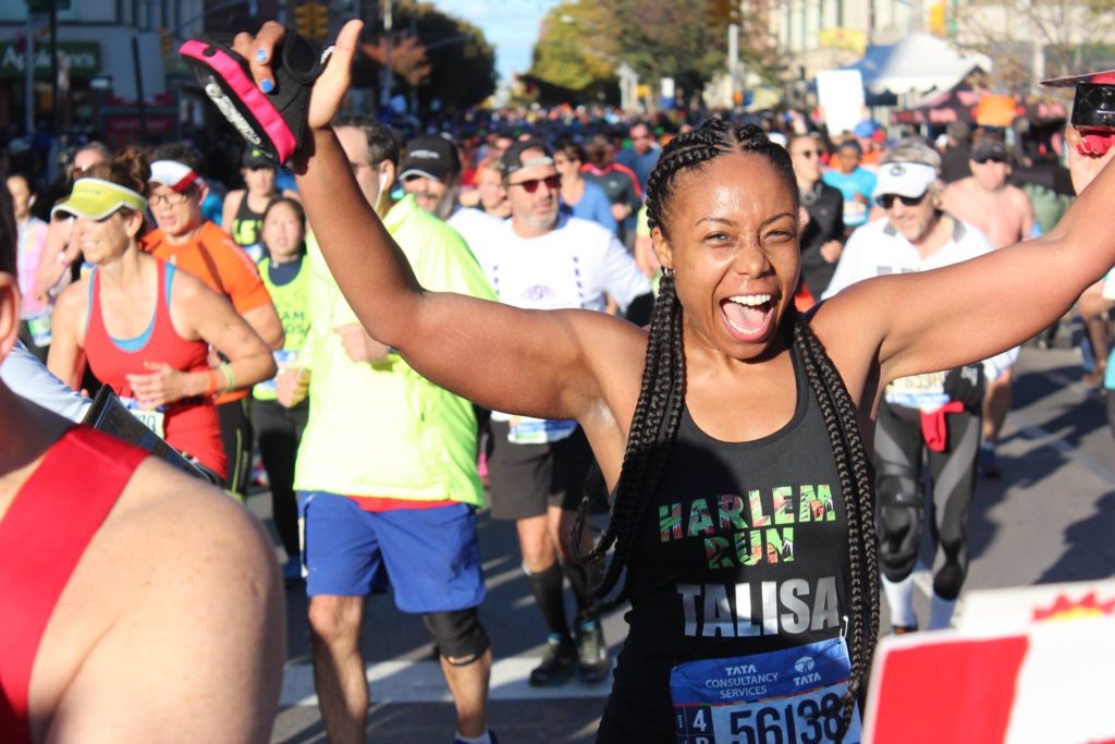 Talisa Hayes takes part in the Harlem Run. (Provided photo)