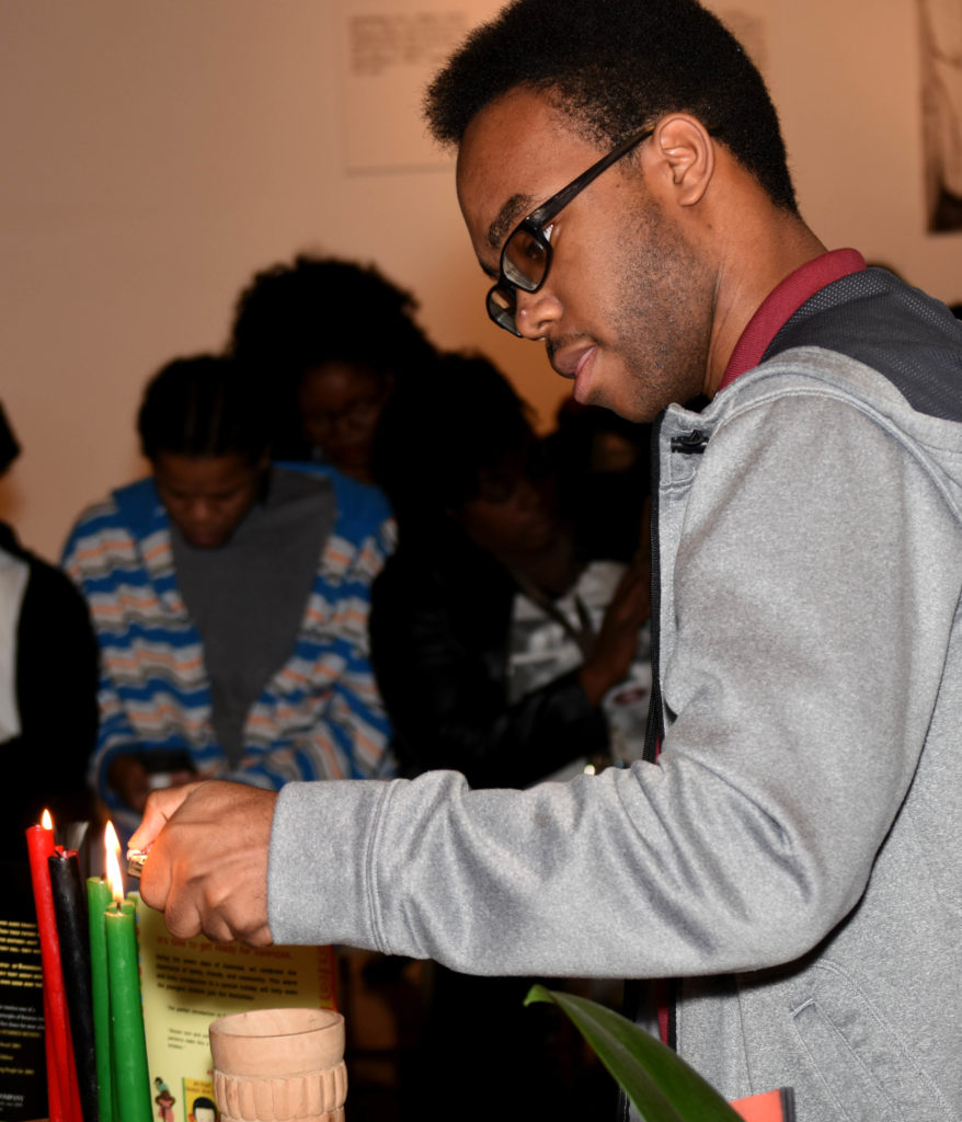 The Birmingham Civil Rights Institute held a Community of Readers Kwanzaa Workshop Friday.  The BCRI Community of Readers program aims to bridge the gap between parental involvement and literacy. (Solomon Crenshaw Jr., special to The Times) 