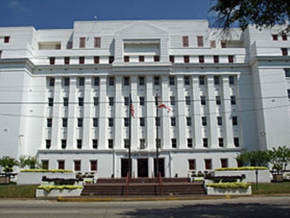 The Alabama State House in Montgomery, AL