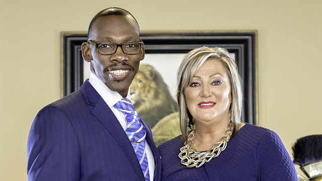 Bishop Stephen A. Davis and his wife Darlene. Davis was announced as the new Senior Pastor of New Birth Missionary Baptist Church Sunday. (Source: New Birth Missionary Baptist Church)