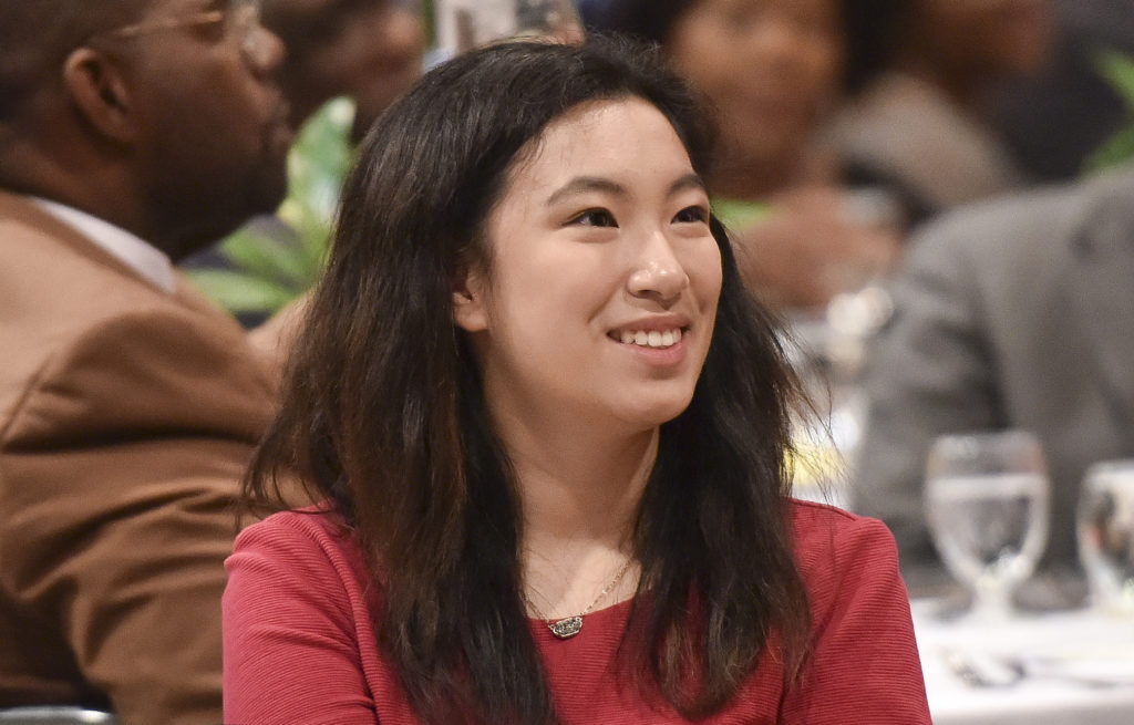 Meting Sun, essay contest winner. The Dr. Martin Luther King, Jr. Unity Breakfast held at the Birmingham-Jefferson Civic Complex in Birmingham Alabama Monday January 15, 2017. (Frank Couch / The Birmingham Times)