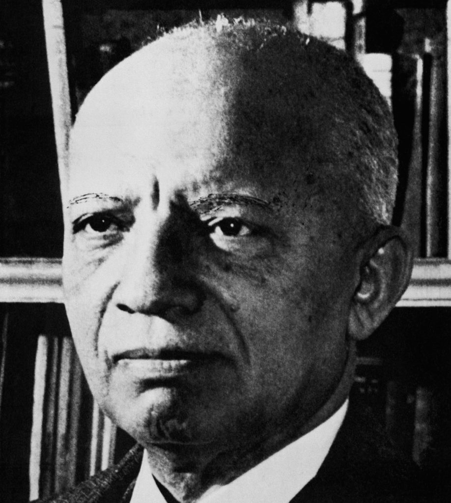 African American historian and author Carter G. Woodson in an undated photograph. Woodson struggled to record the story of black achievements at a time when most African Americans weren't even allowed to vote. In 1926, he originated the celebration of Black History Week and is the author of 16 books about African Americans. Location is unknown. (AP Photo)