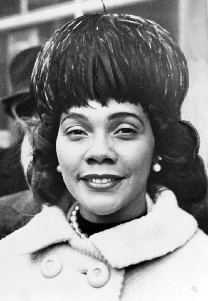 Coretta Scott King, wife of Dr. Martin Luther King Jr., was an activist in her own right. 