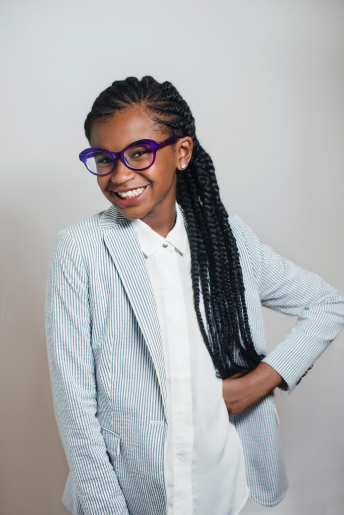 This photo provided by Scholastic shows Marley Dias. Scholastic told The Associated Press on Thursday, Feb. 2, 2017, that it had a deal with Marley Dias, whose hashtag #1000BlackGirlBooks is part of her mission to collect stories about women of color. Her book is not yet titled and is scheduled for 2018. (Andrea Cipriani Mecchi, Scholastic via AP)