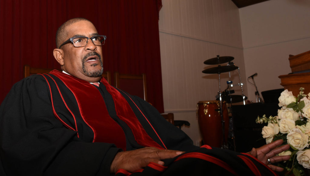 The Rev. Robert Bearden, is the son of Louise Bearden, who helped prepare meals for civil rights leaders when they came to town. (Solomon Crenshaw Jr., special to The Times)