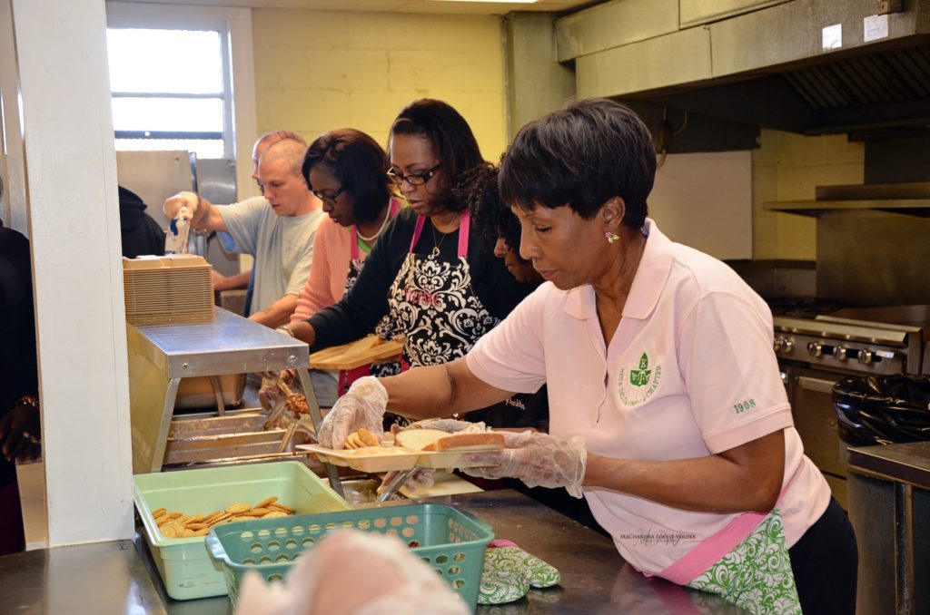 Members of the South Eastern Region annually put in thousands of community service hours with homeless shelters, schools and other civic organizations to better communities. (Provided photo)