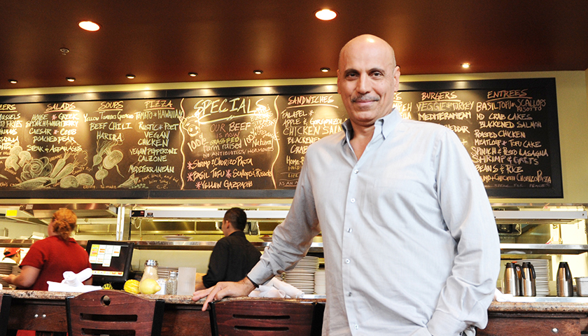 Andy Shallal, a first-generation Iraqi-American and the owner of Busboys and Poets, said that, as an immigrant, he had to speak up for immigrant rights in the current political climate in the U.S. “Staying on the sidelines in these times is no longer an option,” said Shallal. (Freddie Allen/AMG/NNPA)