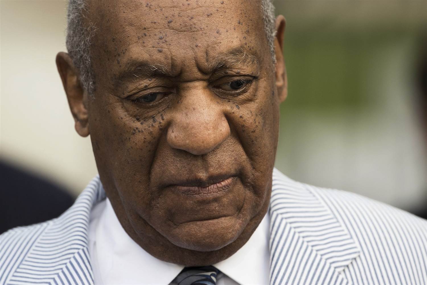 Bill Cosby arrives for a pretrial hearing in his sexual assault case at the Montgomery County Courthouse in Norristown, Pa., Tuesday, Sept. 6, 2016. Matt Rourke / AP