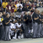 Oakland Raiders National Anthem Kneeling