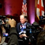 Doug Jones (sea of cameras)