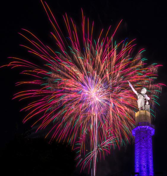 On July 4, Vulcan’s Thunder on the Mountain To Celebrate Birmingham’s 150th