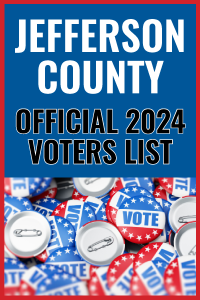 Jefferson County Official 2024 Voters List