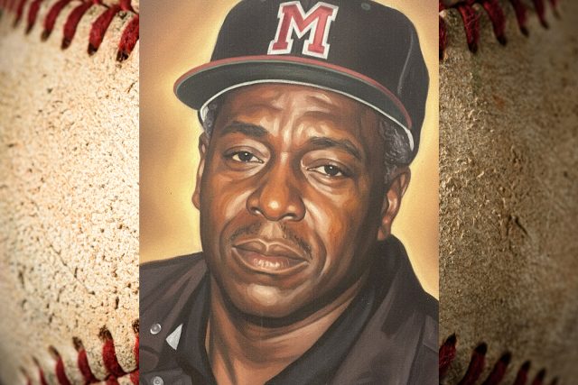 Closeup of a dirty baseball