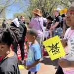 Birmingham Protesters Rally in Railroad Park, Five Points South for ‘No Kings’ Event