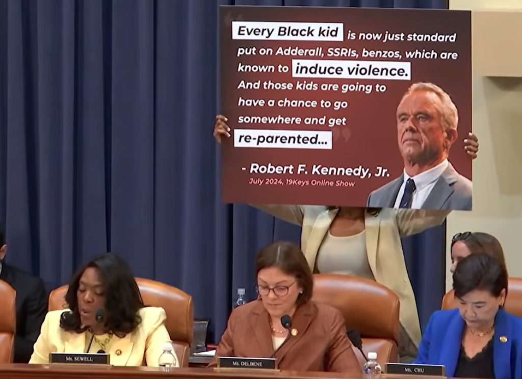 Rep. Sewell Presses RFK on 2024 Comments He Made Suggesting Black Children Should Be ‘Re-Parented’