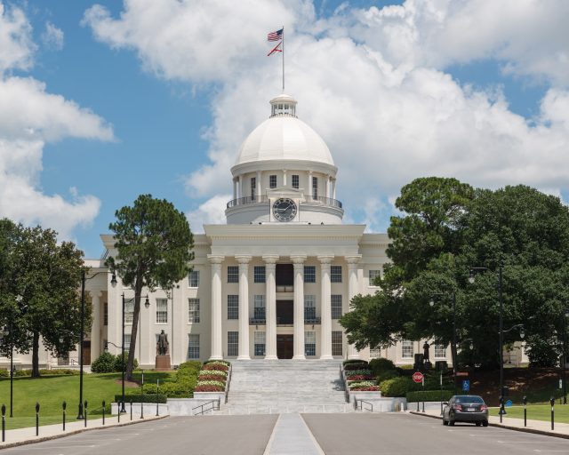 Alabama State Capitol, Montgomery, West view
