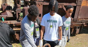 Woodlawn High School Athletes Help Make a Difference at Sloss Furnaces