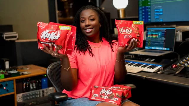 Coko with KitKat candy - 1 by Daz Goodman